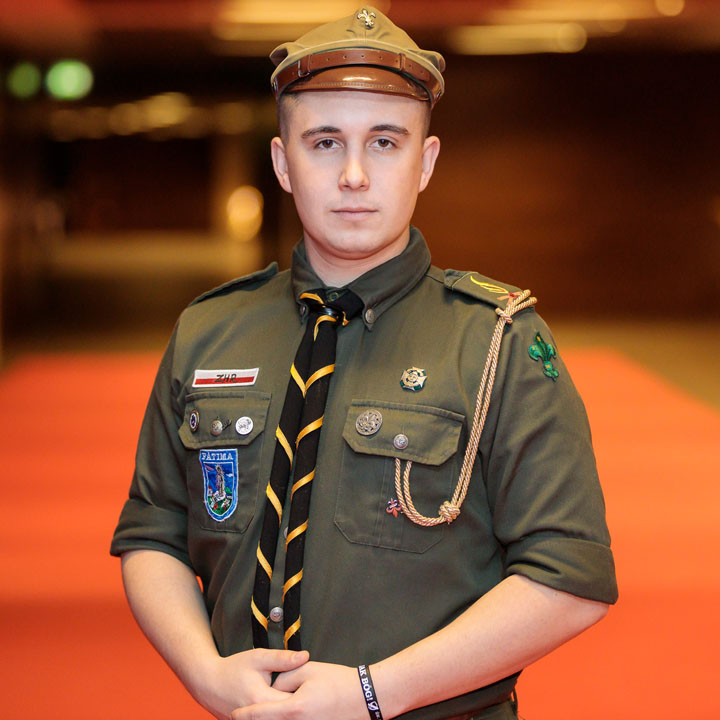 Portret komendanta Chorągwi - Piotra Rydzewskiego